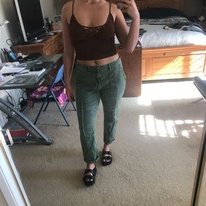 Anthropologie Wanderer Green Pant